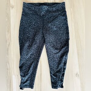 Xersion Black Leopard Print Women’s Leggings L